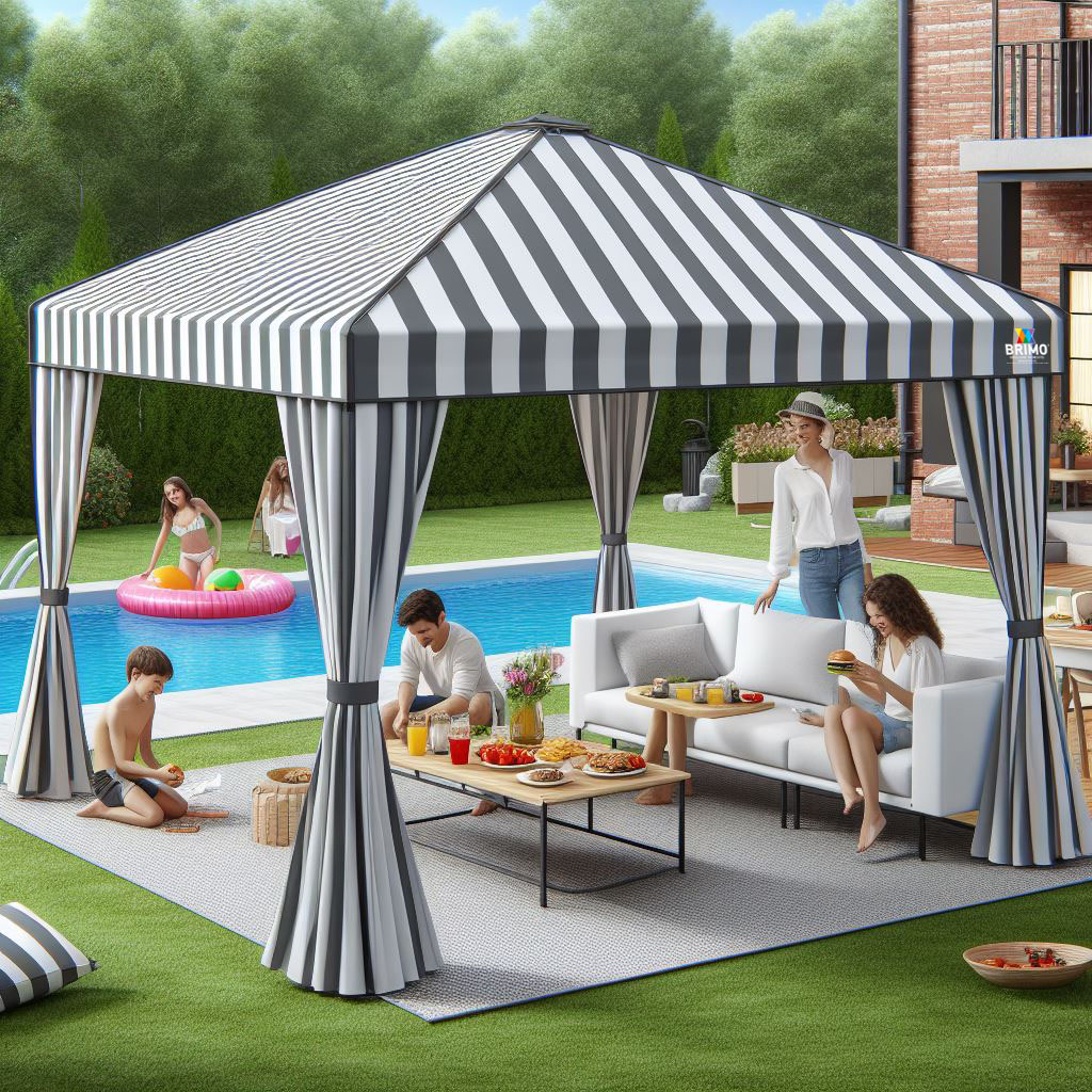 Tente pliante pour restaurants